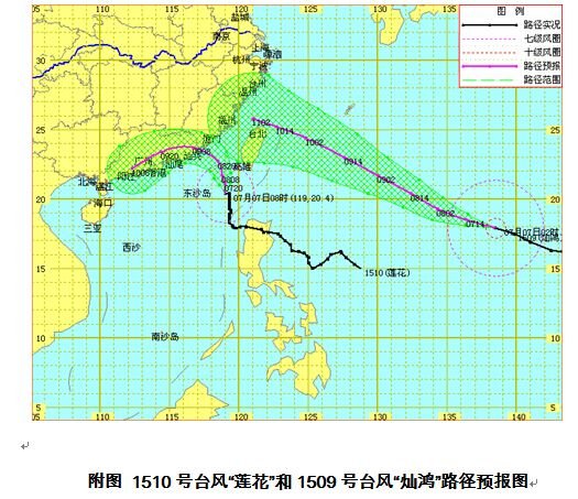 “莲花”和“灿鸿”将形成双台风 暂不影响海南陆地